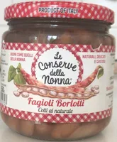 Fagioli borlotti cotti al naturale