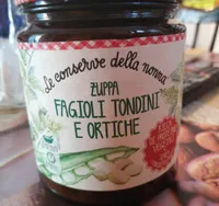 Zuppa fagioli tondini e ortiche