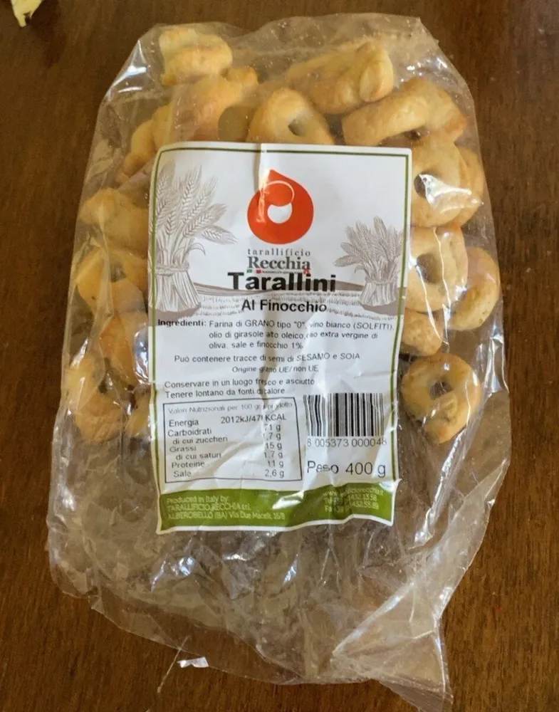 Tarallini al finocchio