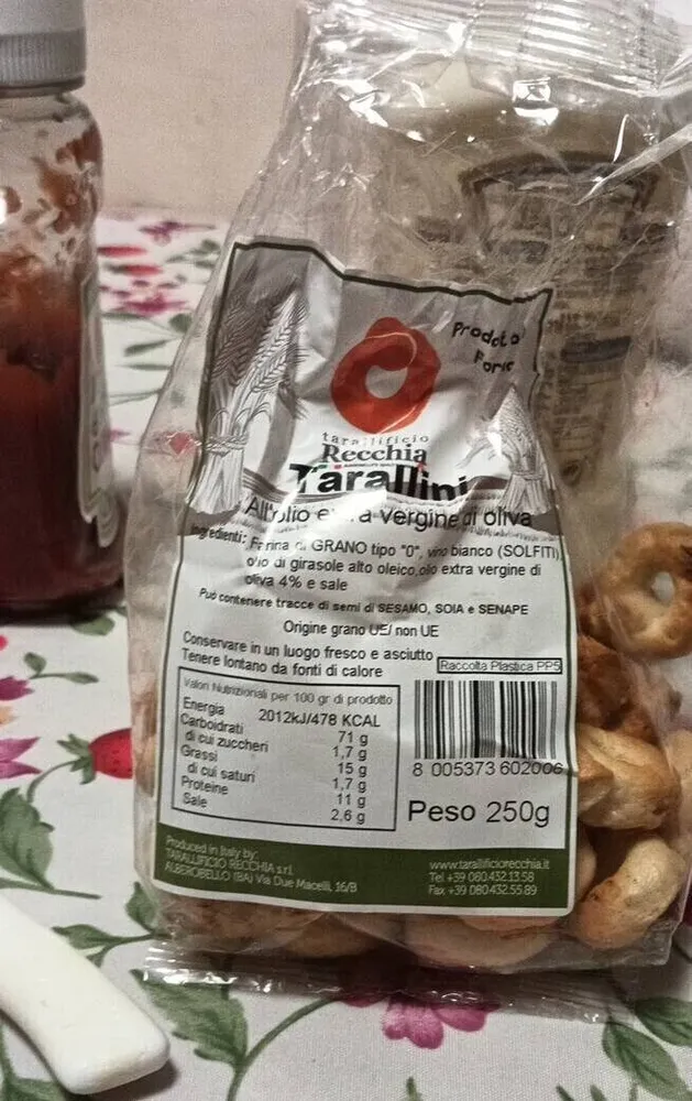 Tarallini tarallificio Recchia
