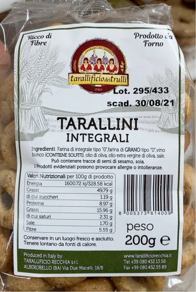 Tarallini integrali