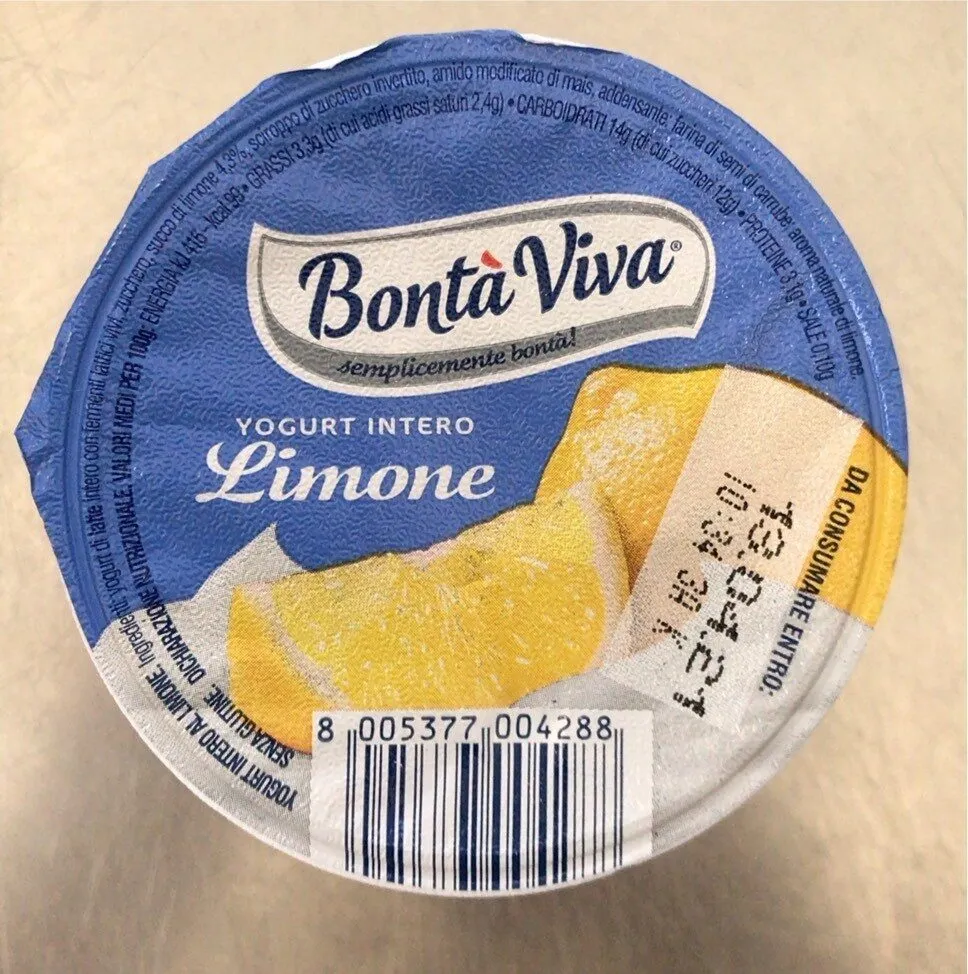 Yogurt intero al limone
