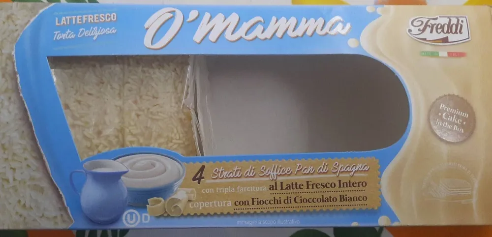 O'mamma torta deliziosa al latte