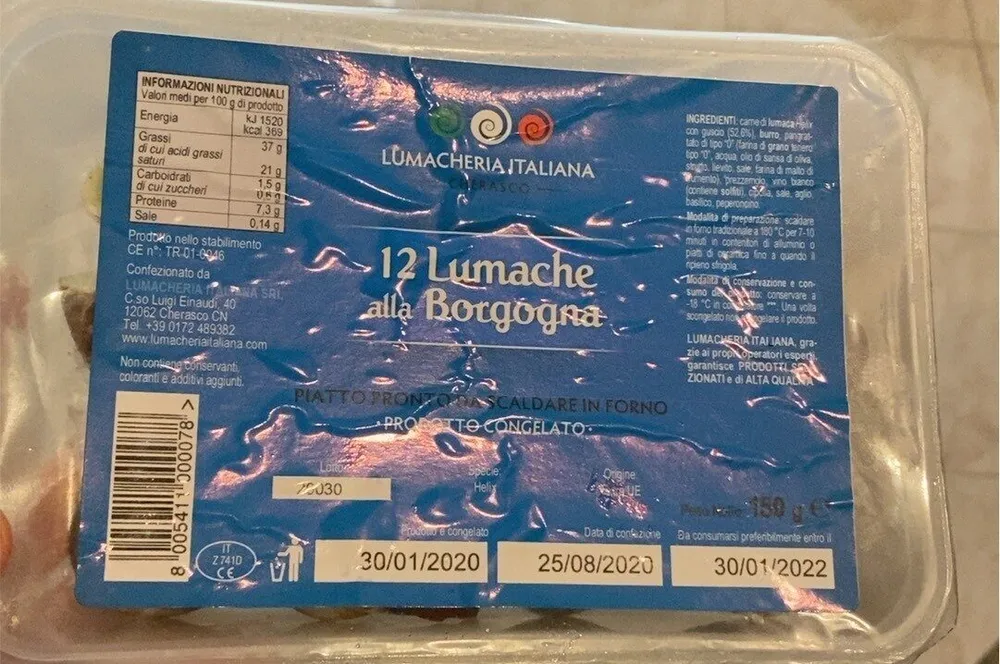 Lumache alla borgogna