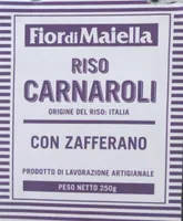 Riso Canaroli con zafferano