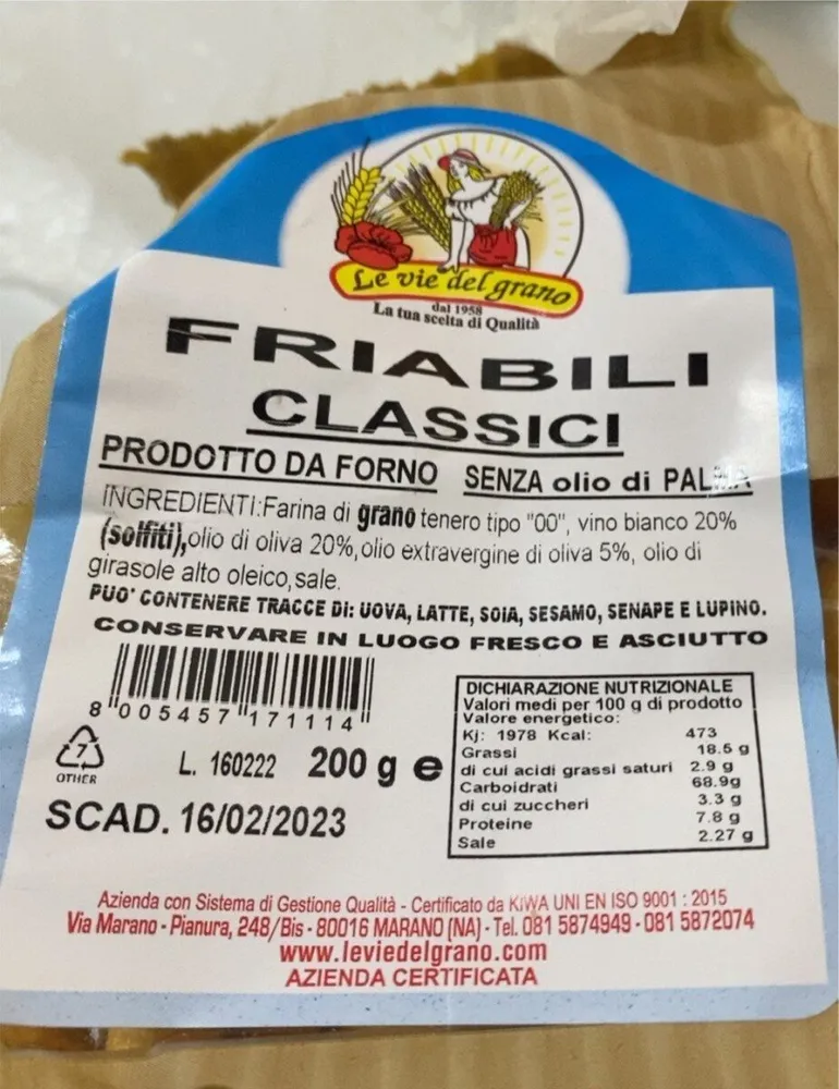 Friabili classici