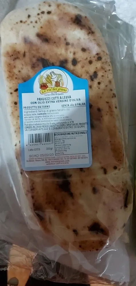 Panuozzi cotti a legna con olio EVO
