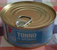 Tonno al naturale qualità yellowfin