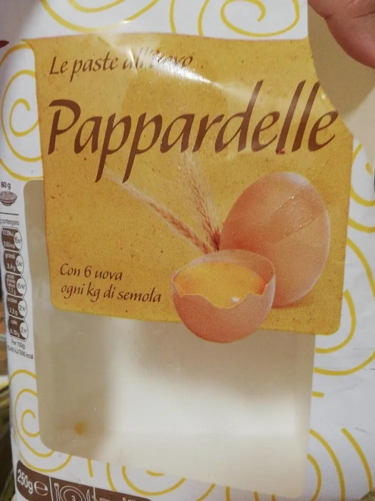 Pappardelle all u'ovo