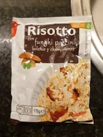Risotto con funghi porcini boletus y champiñon