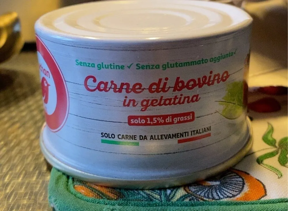 Carne di bovino in gelatina