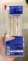 2 tramezzini prosciutto cotto
