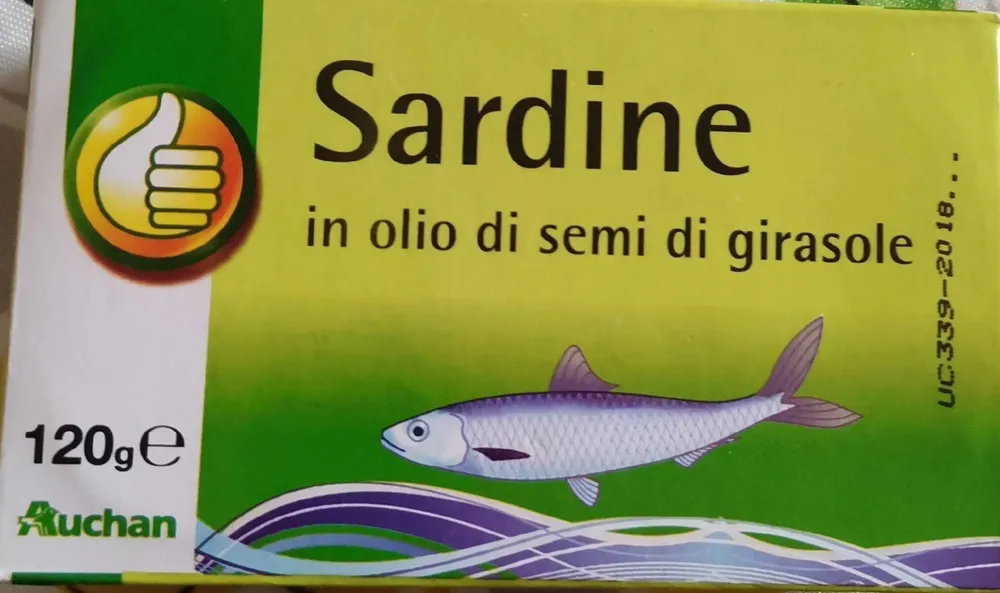 Sardine in olio di semi di girasole