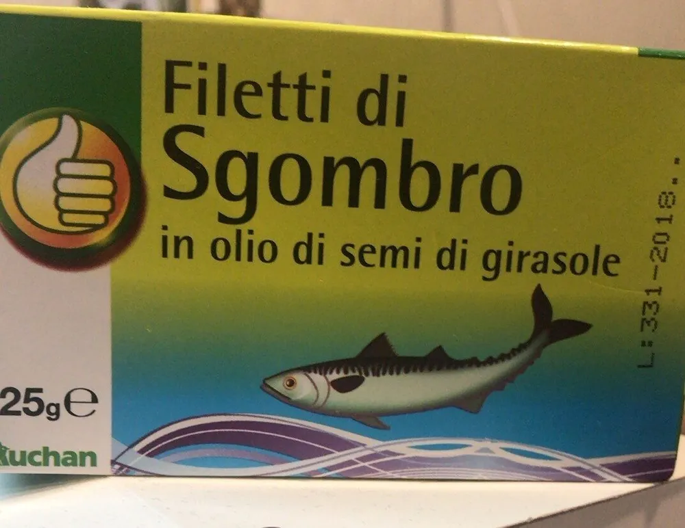 Filetti di sgombro in olio di semi di girasole