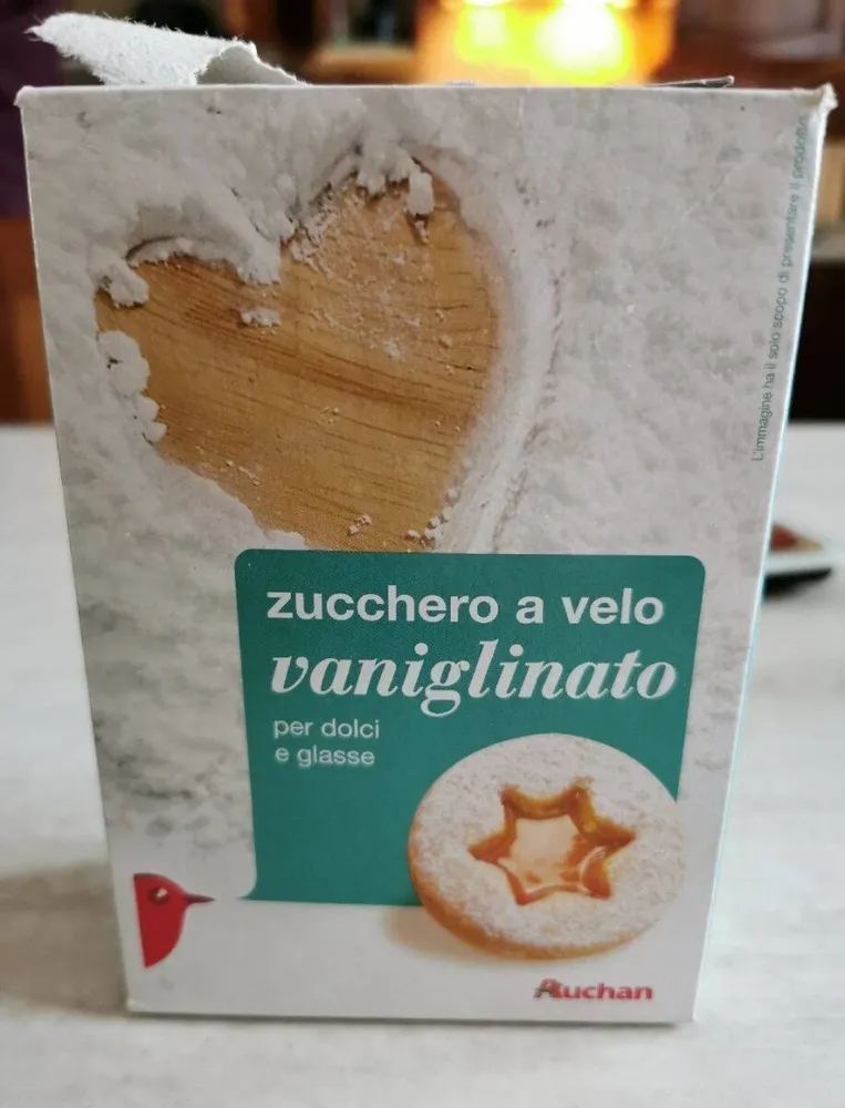 Zucchero a velo vanigliato per dolci e glasse