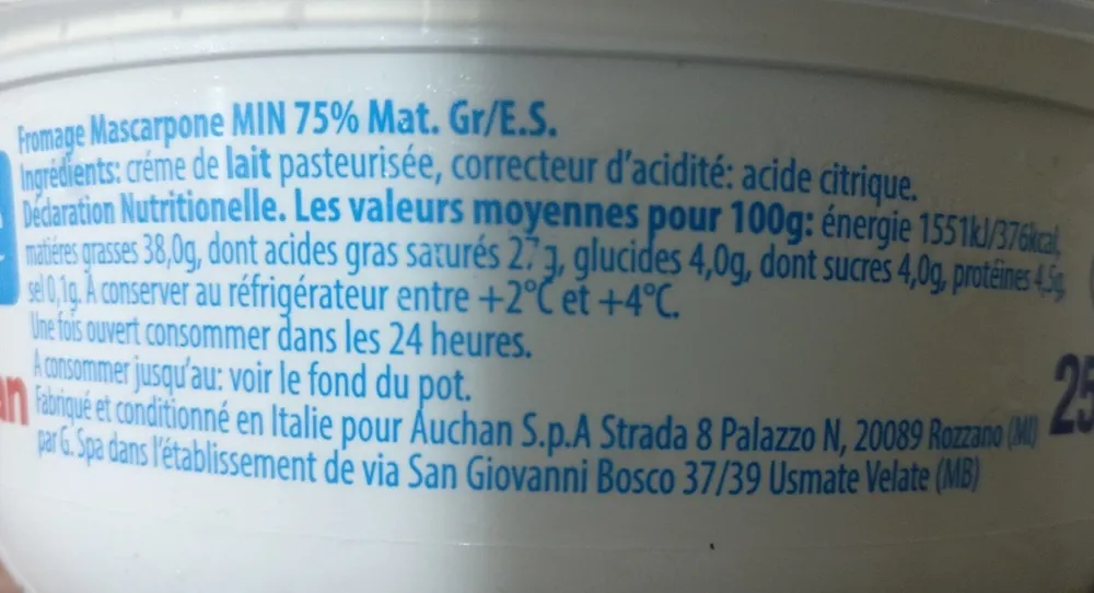 Mascarpone