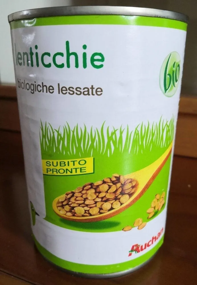 Lenticchie biologiche lessate