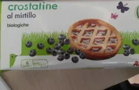 Crostatine al mirtillo biologiche