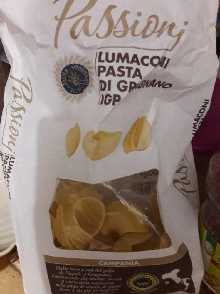 Lumaconi pasta di gragnanp igp