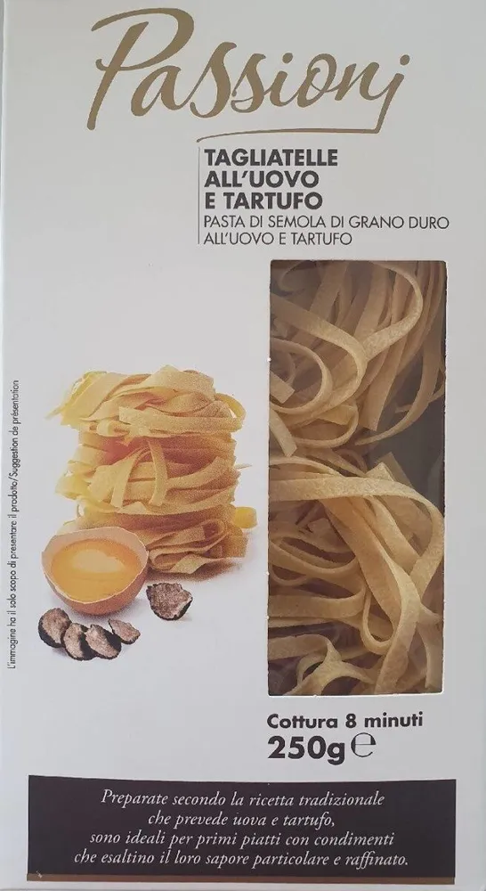 Tagliatelle all'uovo e tartufo