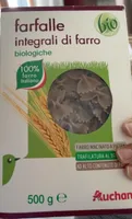 Farfalle integrali di farro