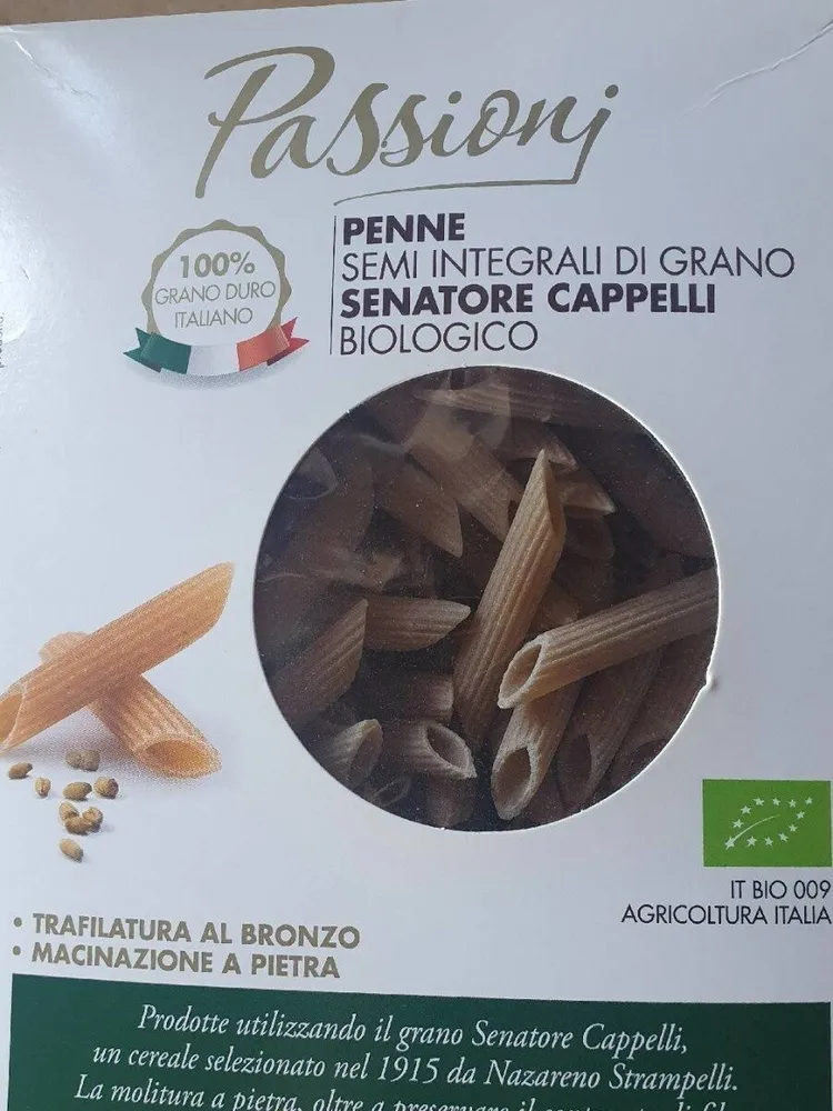 Penne semi integrali di grano Senatore  Cappelli