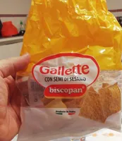 Gallette con semi di sesamo