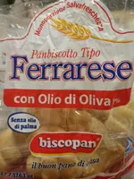 Panbiscotto tipo Ferrarese olio oliva