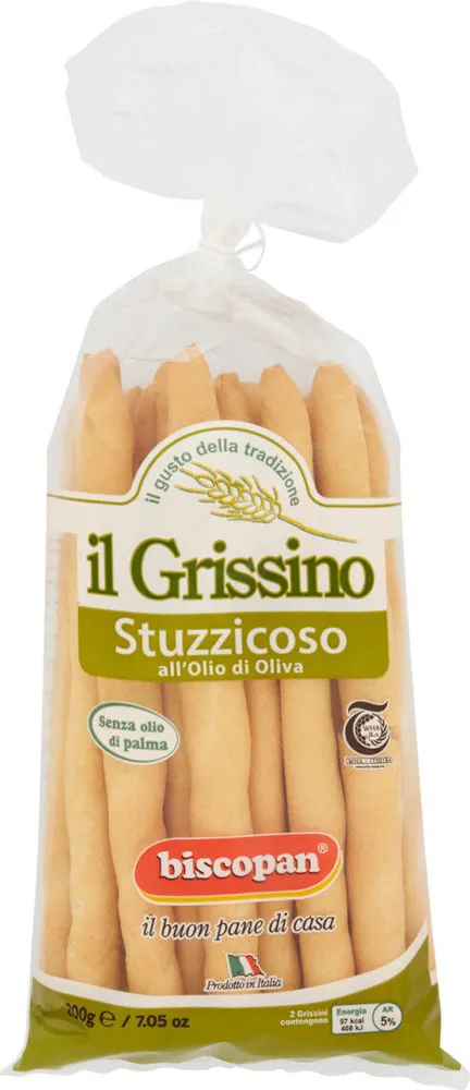 Il grissino stuzzicoso all'olio di oliva