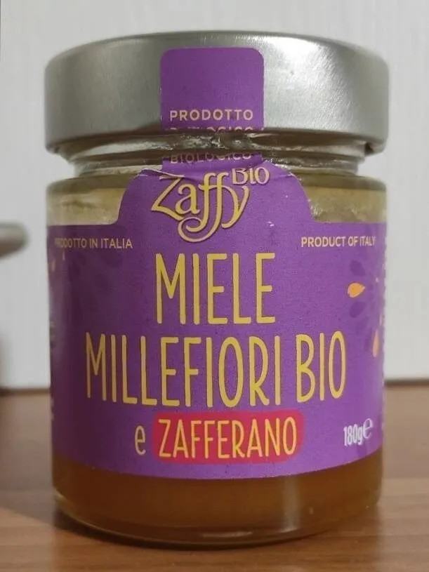 Miele millefiori bio e zafferano