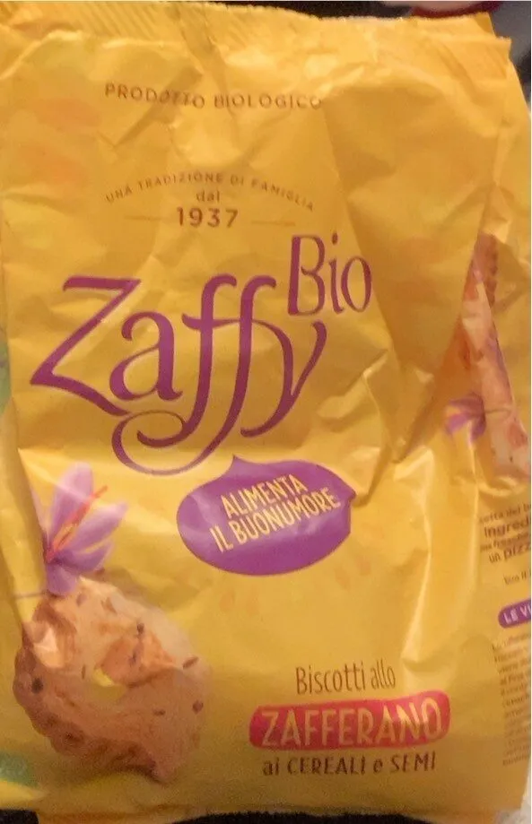 Biscotti allo zafferano ai cereali e semi