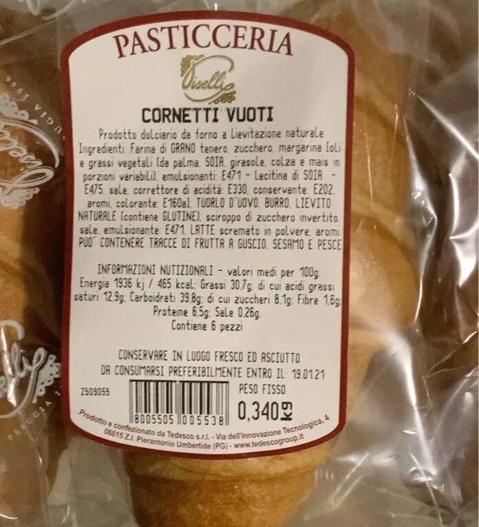 Cornetti vuoti