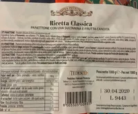 Panettone con uva sultanina