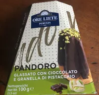 Pandoro cioccolato e pistacchio Ore liete