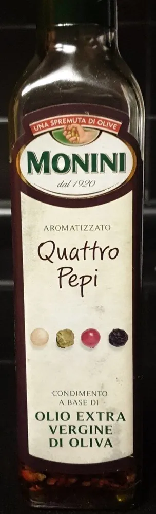 Olio extravergine di oliva quattro pepi