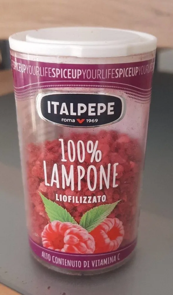 100% lampone liofilizzato