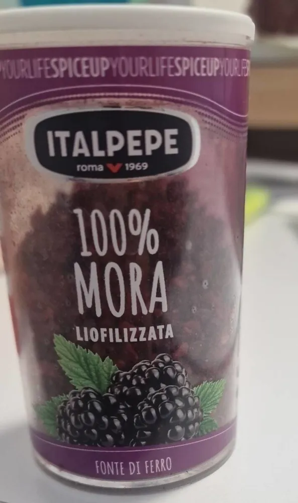 100% Mora liofilizzata