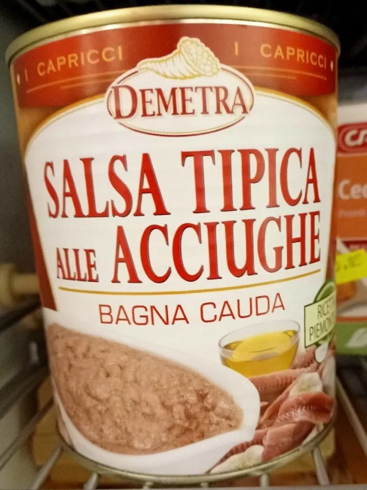 Salsa tipica alle acciughe