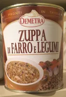 Zuppa di farro e legumi