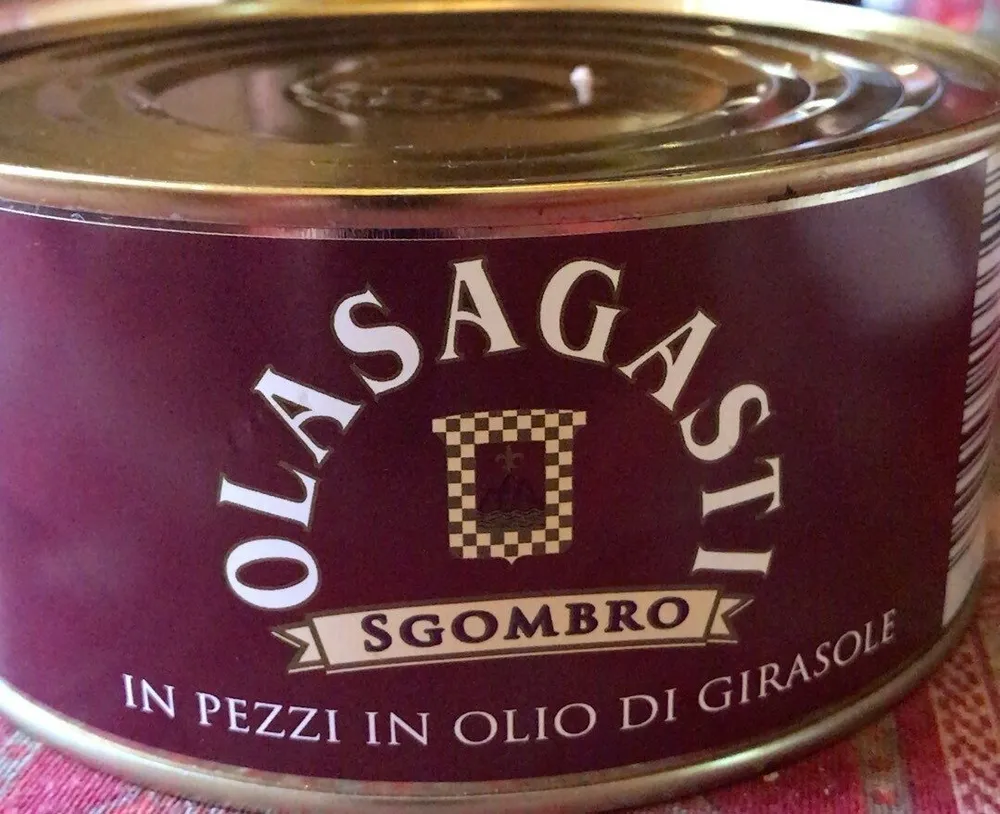 Sgombro in pezzi in olio di girasole