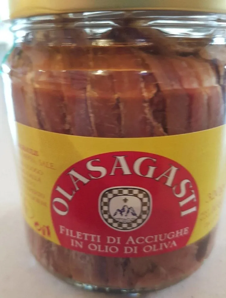 Filetti di acciughe in olio di oliva