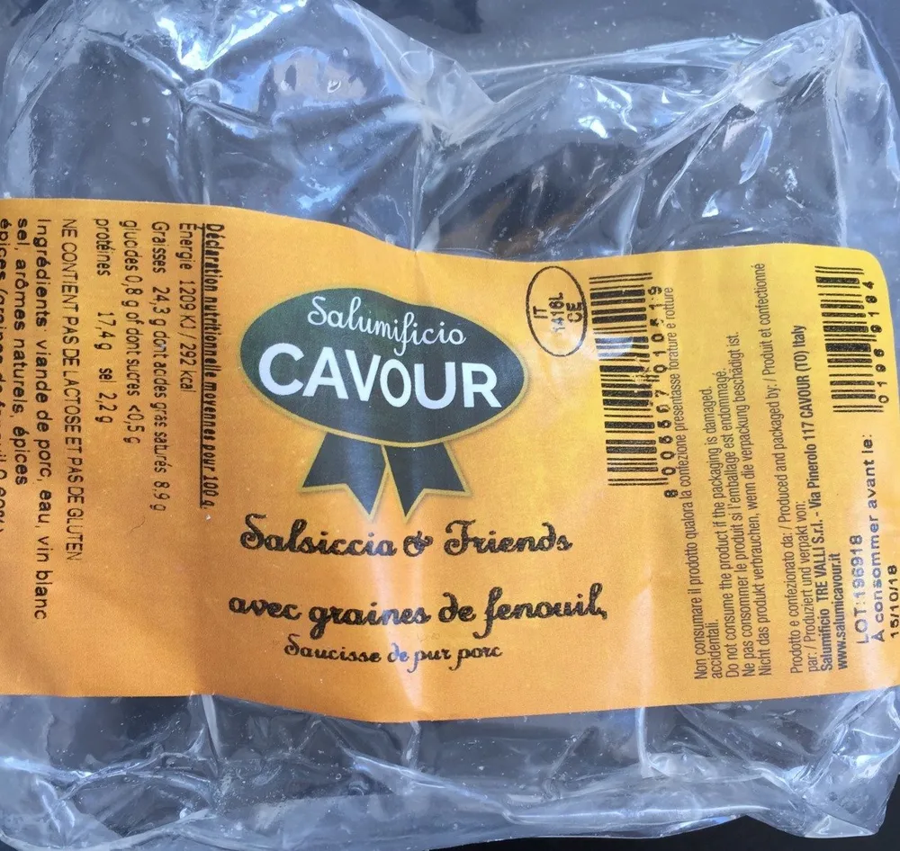 Saucisse graines de fenouil