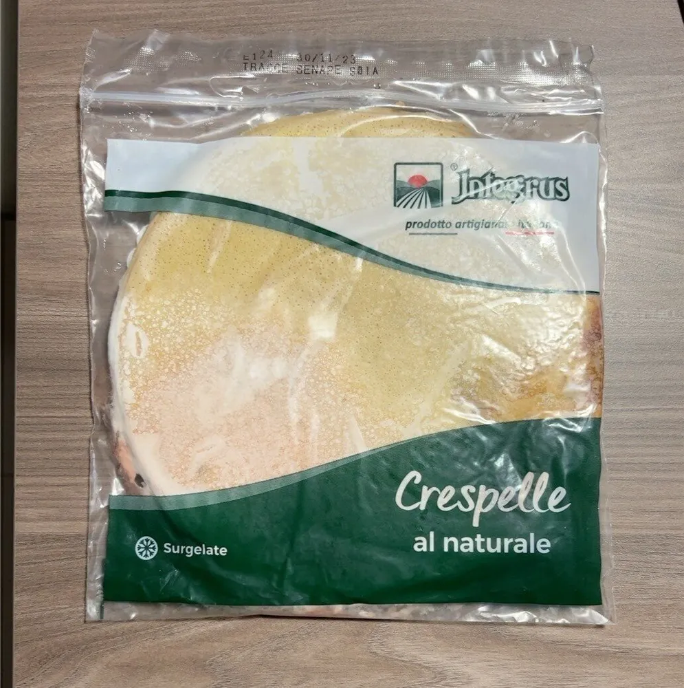 Crespelle al naturale