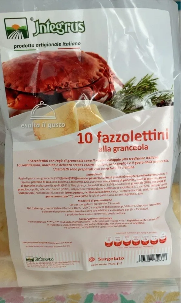 10 fazzolettini alla granseola