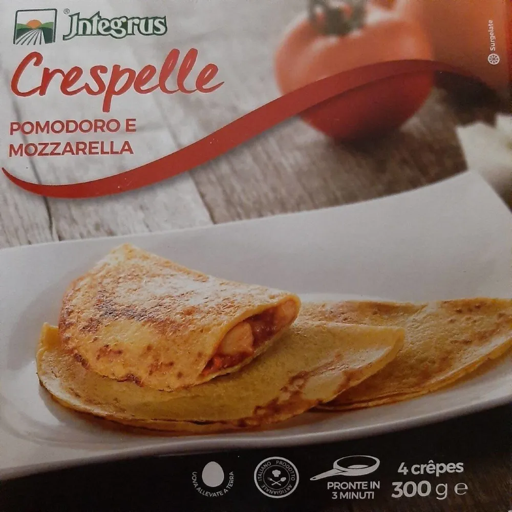 Crespelle pomodoro e mozzarella