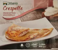 Crespelle prosciutto e mozzarella