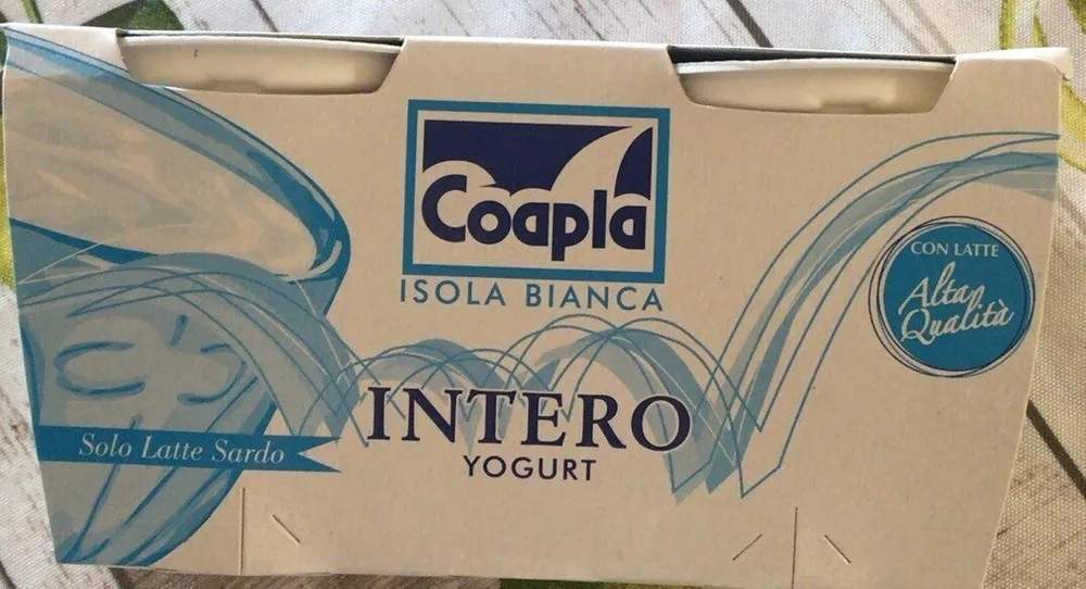 Yogurt intero bianca