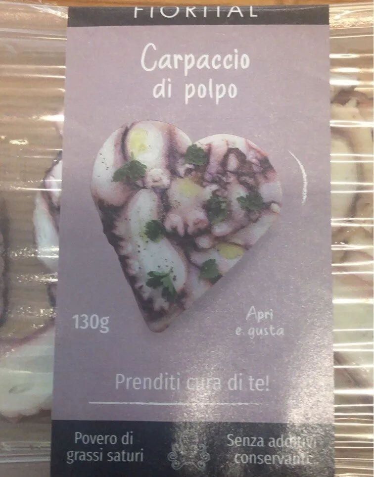 Carpaccio di polpo