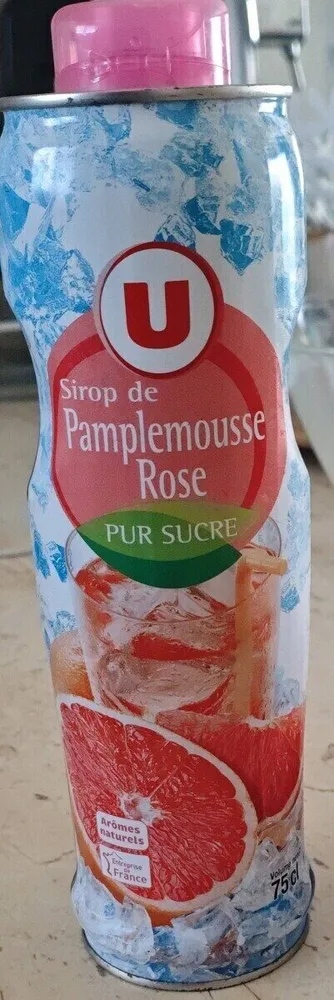 Sirop de pamplemousse rose