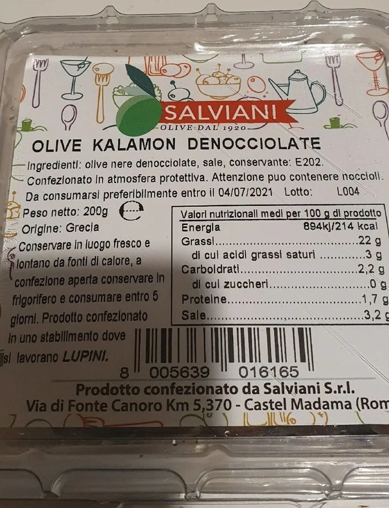 Olive kalamon denocciolate